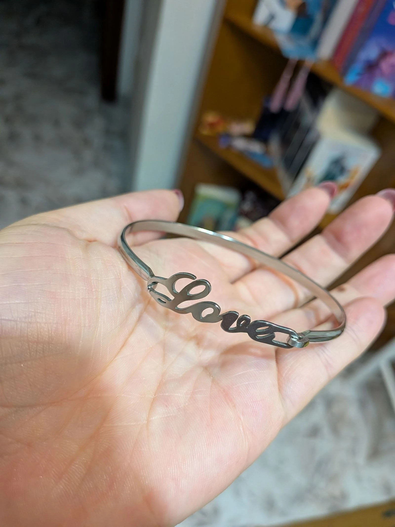 Silver LOVE Bracelet – photo 4